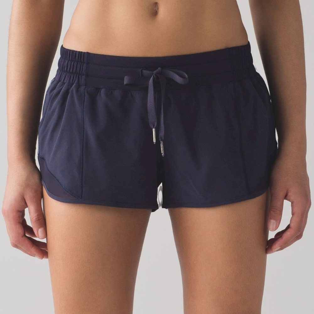 Lululemon Hotty Hot Navy Shorts